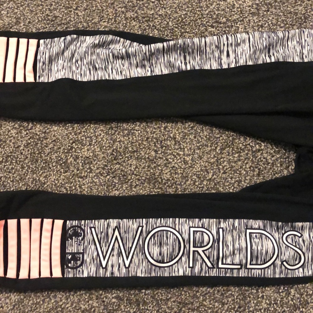 CHEERLEADING WORLDS CROPPED LEGGINGS